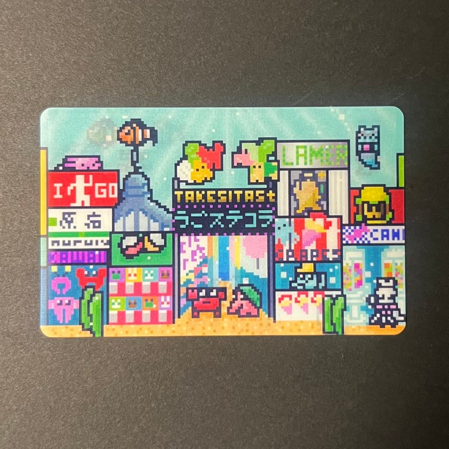 かにクラブコラボステッカー『カニちゃんの原宿』