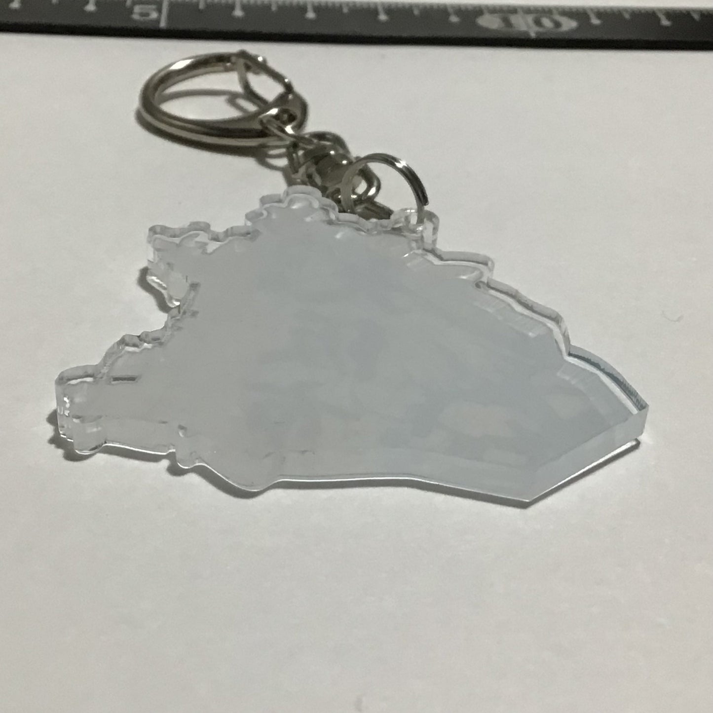 大阪市と各区 地図キーホルダー
