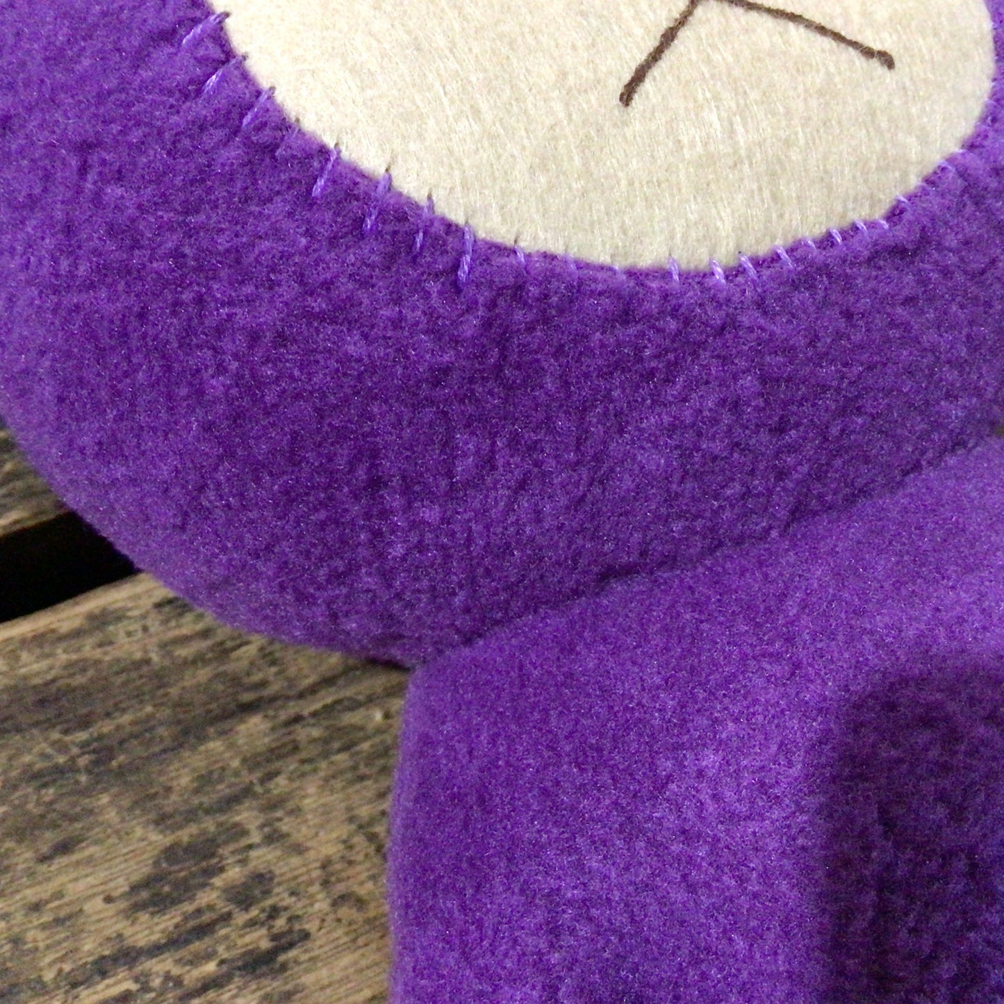 紫色のもへじさん