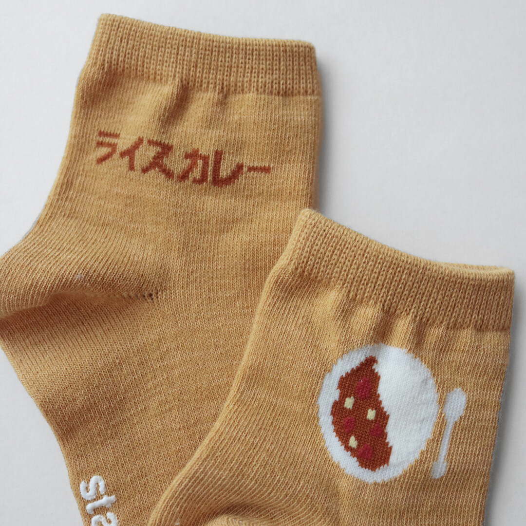 【3足組】ごはんもん ショートソックス