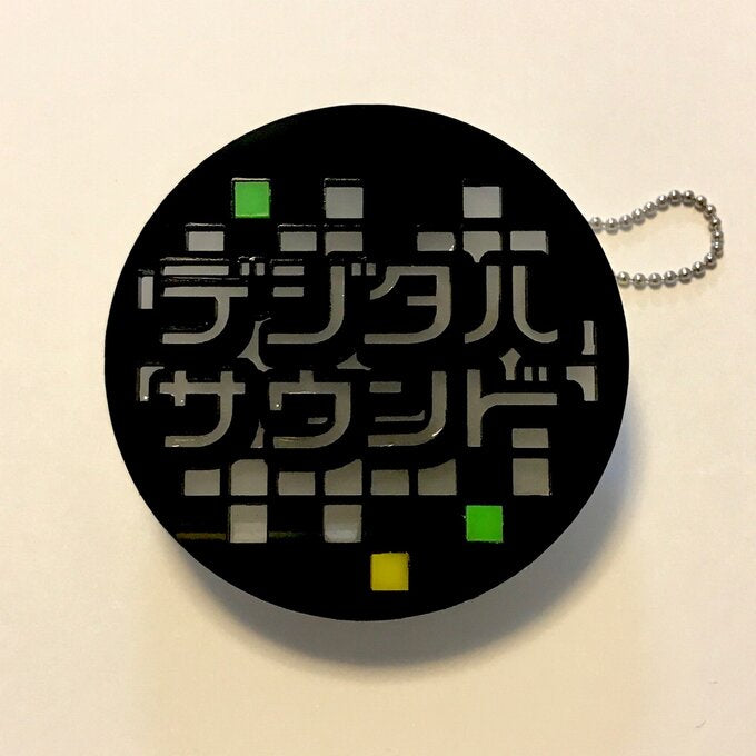 光るLED行灯バッジ