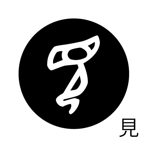 古代文字 ピアス(片耳用)濡羽色 カ行その2 九〜厳