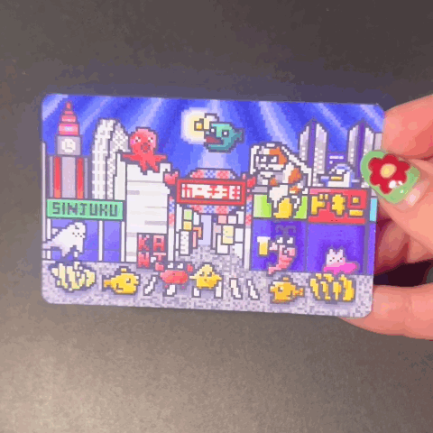 かにクラブコラボステッカー『カニちゃんの新宿』