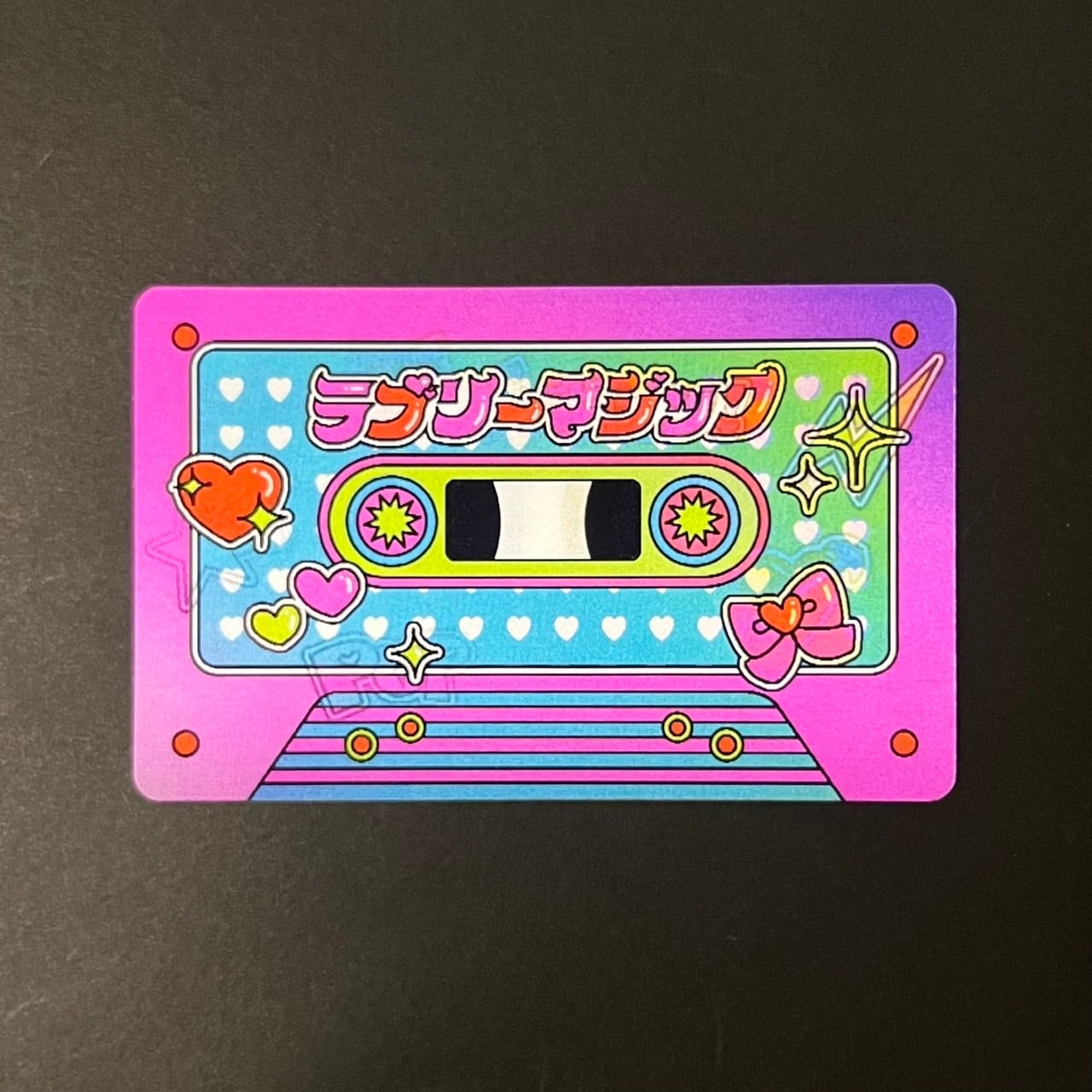 ハヤシレナコラボステッカー『ニュートロカセットテープ』