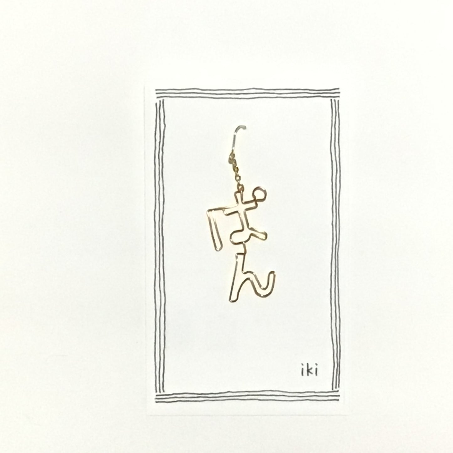「ぱん」 ピアス、イヤリング(片耳用)