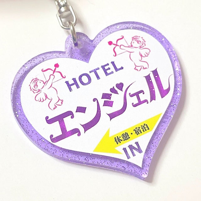 カラーアクリルキーホルダー