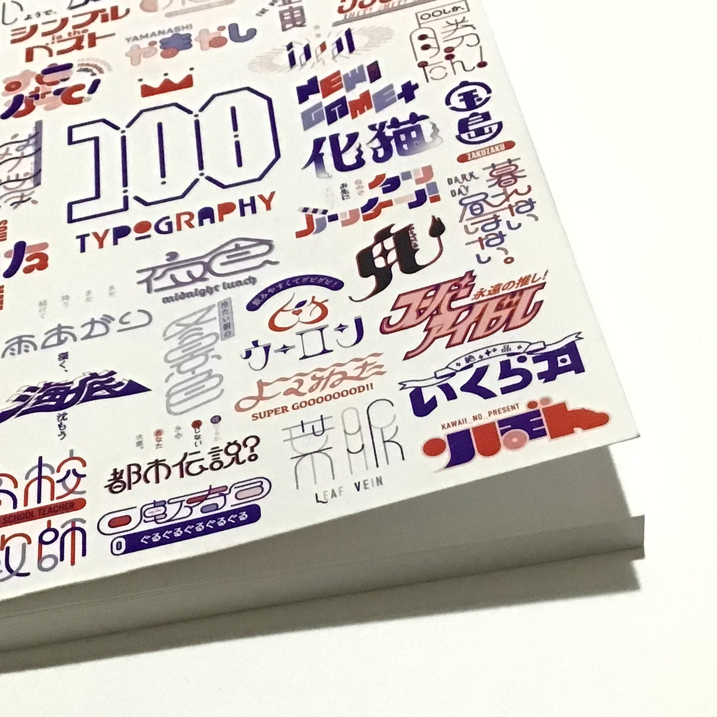 100TYPOGRAPHY No. 001-No. 100RECORD BOOK