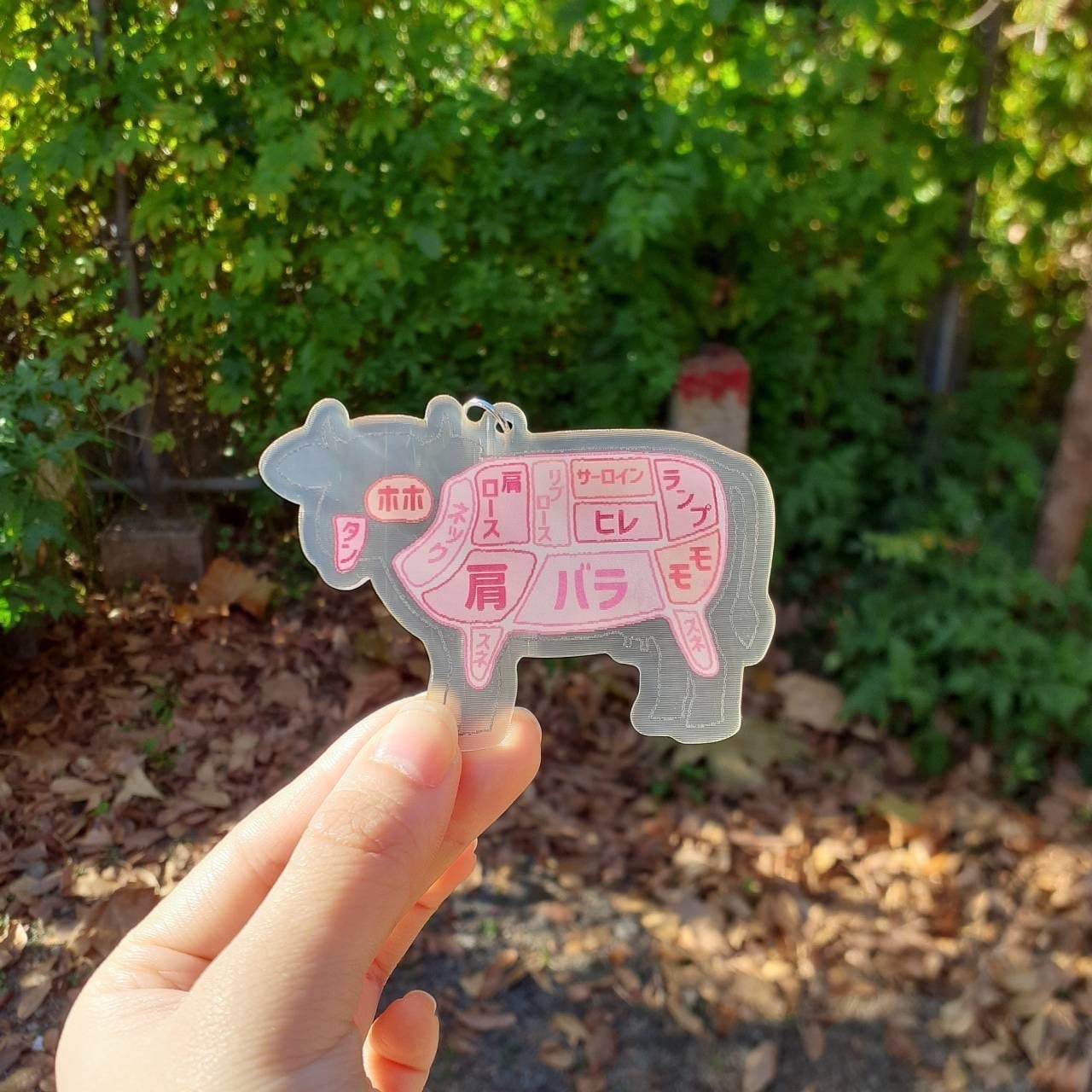 『丸ごと食べれる!?おいしい牛さん 』アクキー