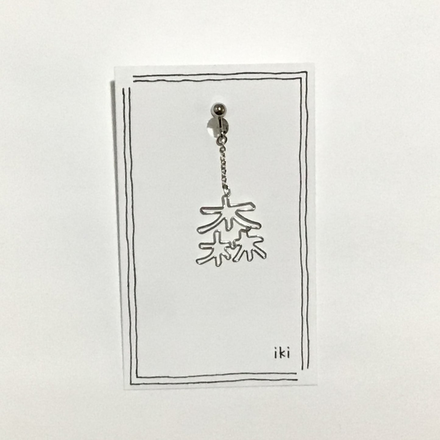 「森」 ピアス、イヤリング(片耳用)