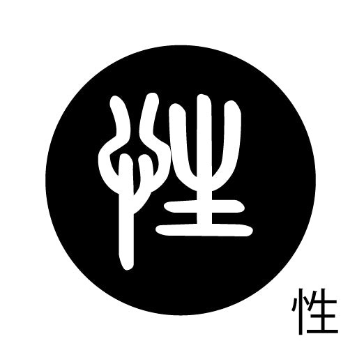 古代文字 ピンバッジ 濡羽色 サ行その3 仁〜然