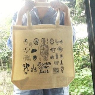 人体模型マナブ君 コットンバッグ