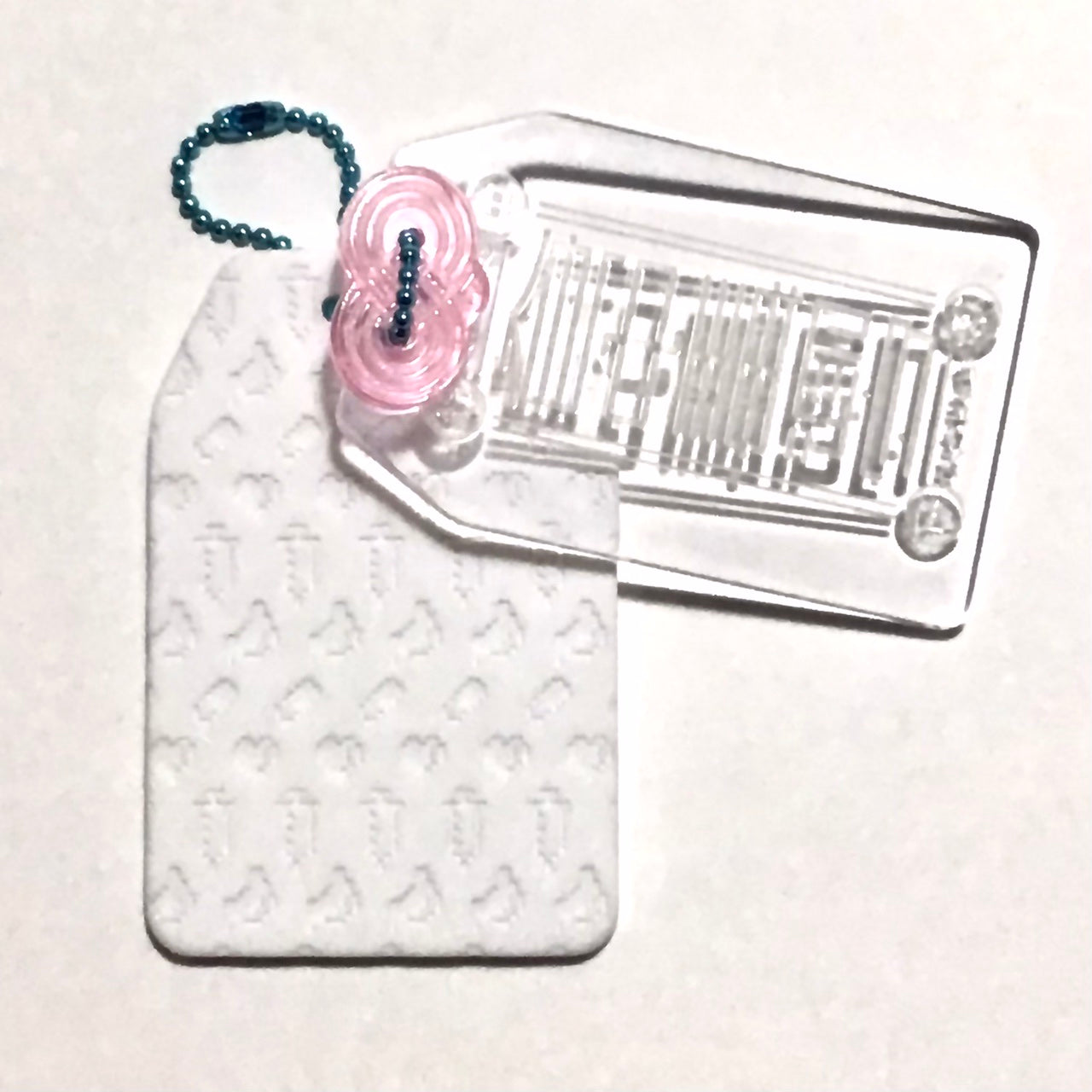 食中毒御守 バイオレット×白