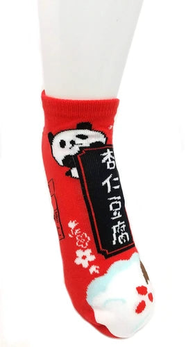 面白ソックス 杏仁豆腐