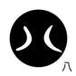 古代文字　くるみぼたん　濡羽色　ハ行その1   波〜勉
