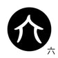 古代文字　ピアス（片耳用）濡羽色　ラ行