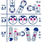 こけし視力検査 手ぬぐい