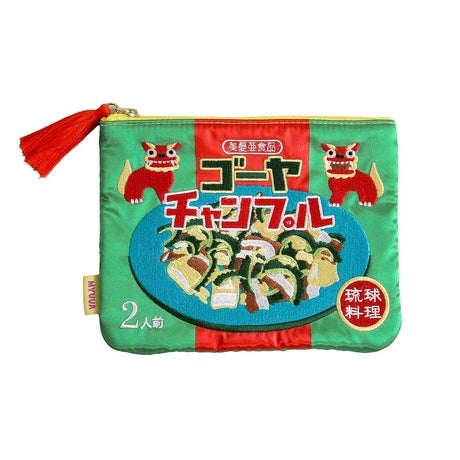 OKINAWA　GOYACHAMPRU　POUCH（ゴーヤチャンプル　ポーチ）