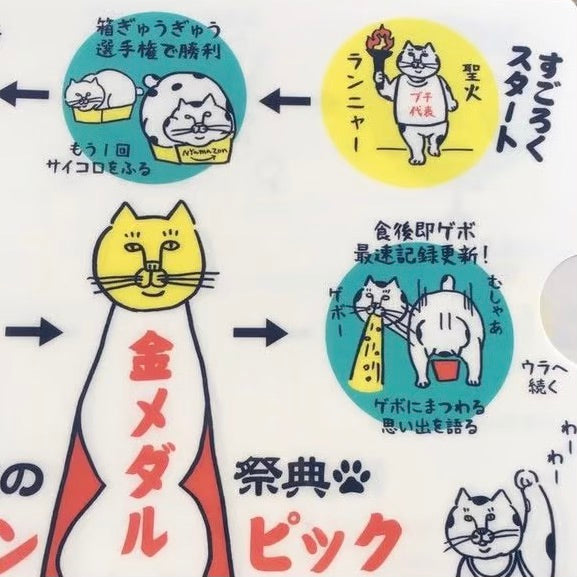 猫技の祭典！[ニャリンピック] クリアファイル