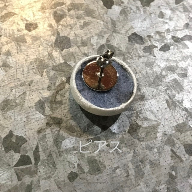 十六の和の色　もへじピアス（片耳用）