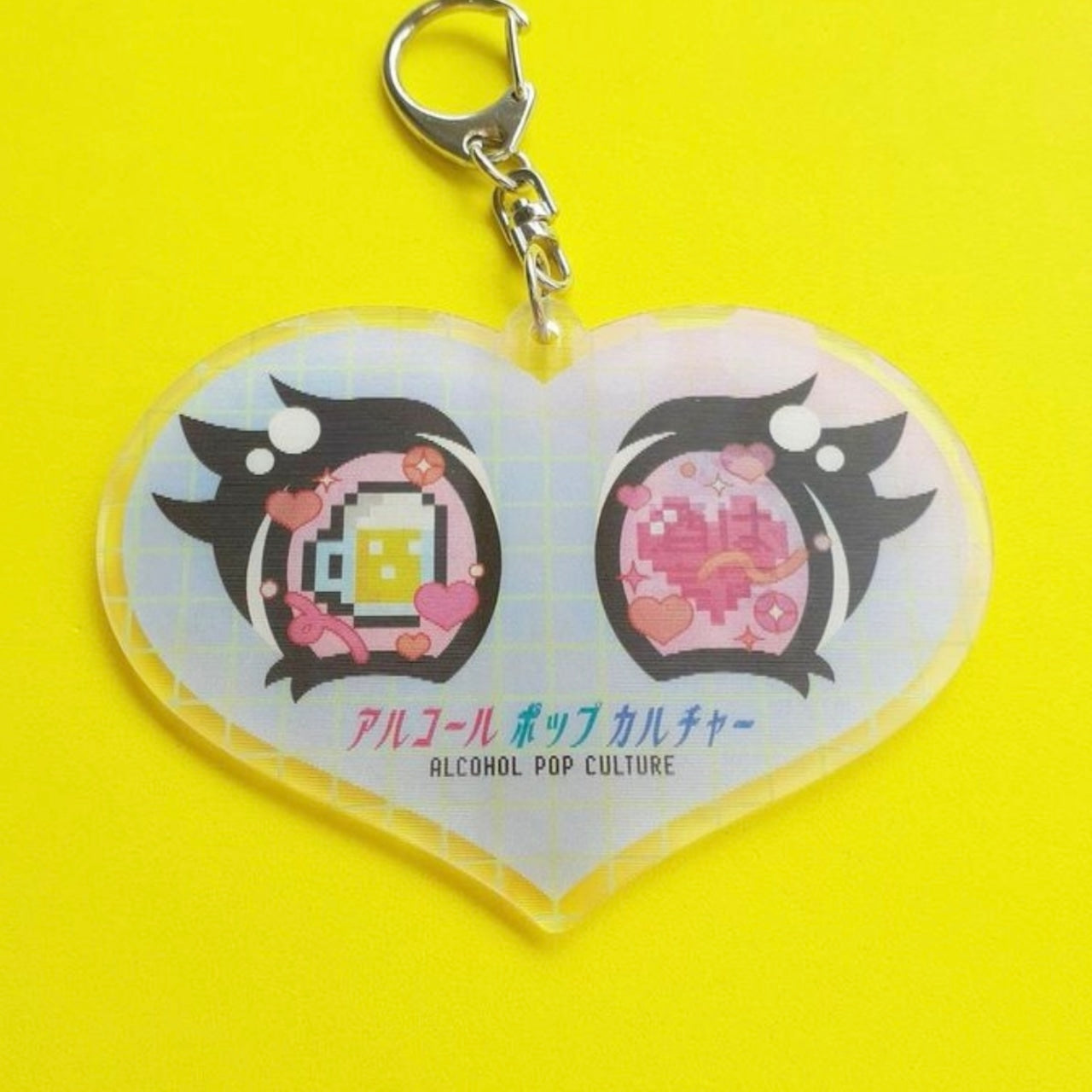 アルコールポップカルチャーコラボ『酒は神☆酒は宇宙』うごく！ダイカットアクキー