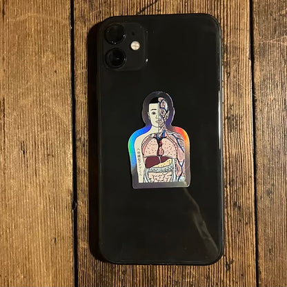 人体模型マナブくん ホログラムステッカー