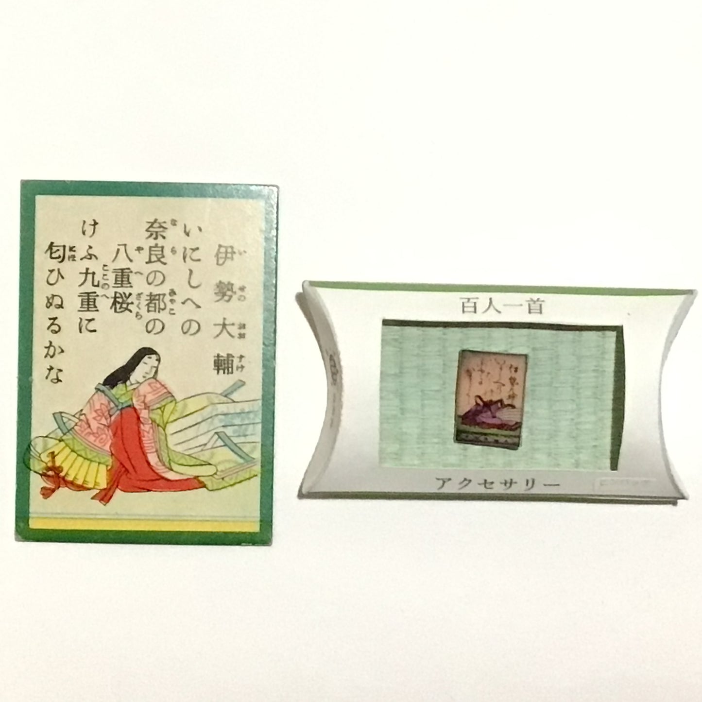 百人一首ピンバッジ