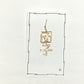 「団子」　ピアス、イヤリング（片耳用）