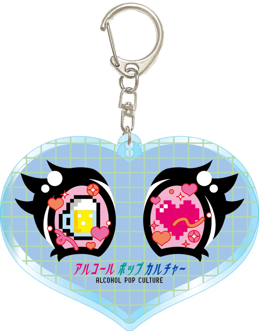 アルコールポップカルチャーコラボ『酒は神☆酒は宇宙』うごく！ダイカットアクキー