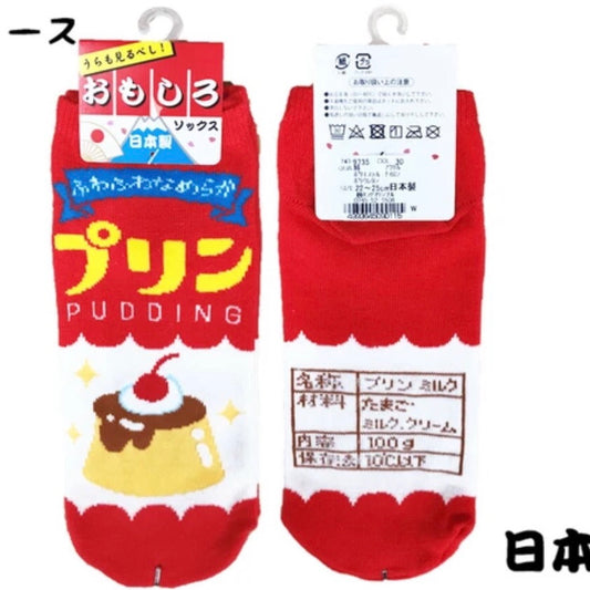 面白ソックス　プリン