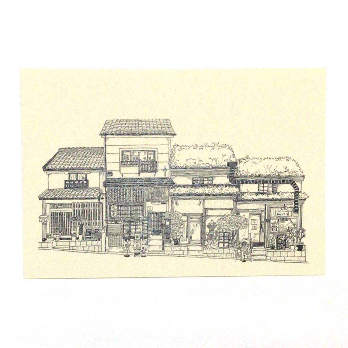 「からほりのイラスト展」ポストカード