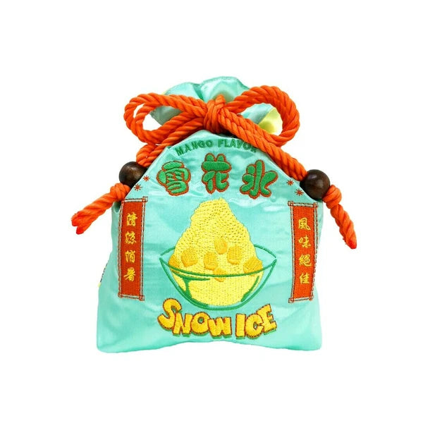 TAIWAN　SHAVED　ICE　KINCHAKU（台湾　マンゴーかき氷巾着袋）