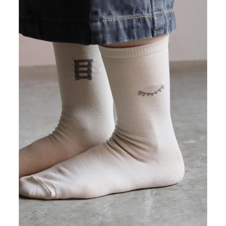 目耳口 クルーソックス2P