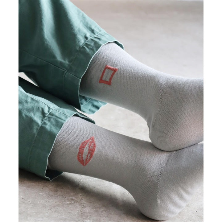 目耳口 クルーソックス2P