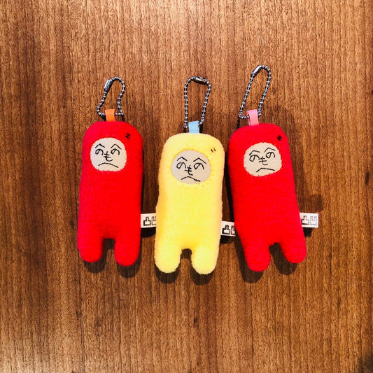 ミニミニもへじさんキーホルダー