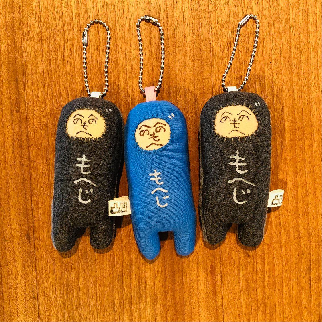 主張の強いミニミニもへじさんキーホルダー