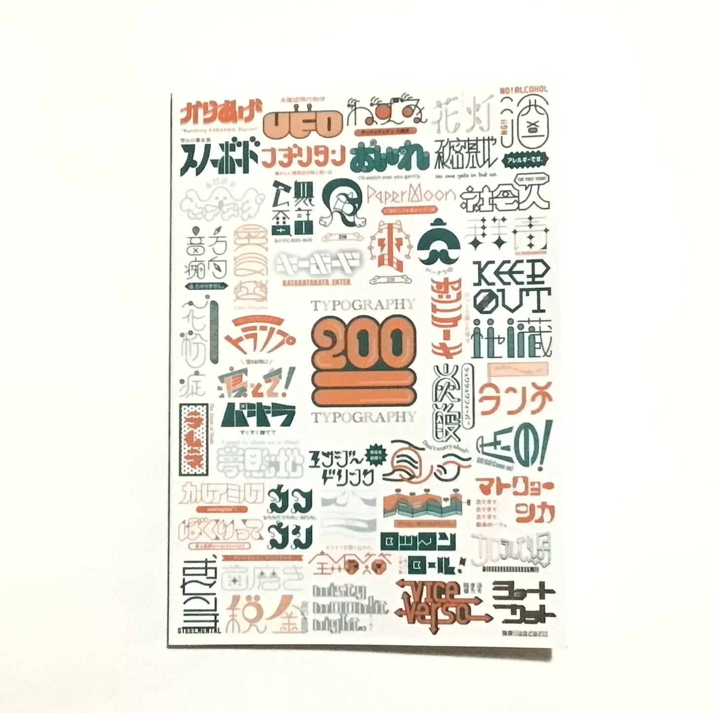 100TYPOGRAPHY  RECORD BOOK