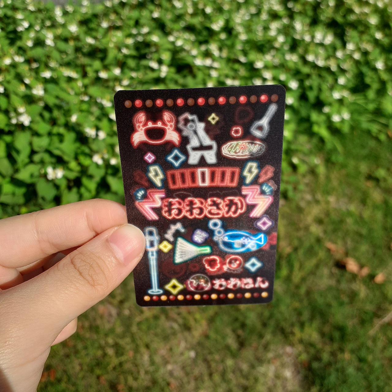 行くならココやで！『ネオン大阪』ステッカー