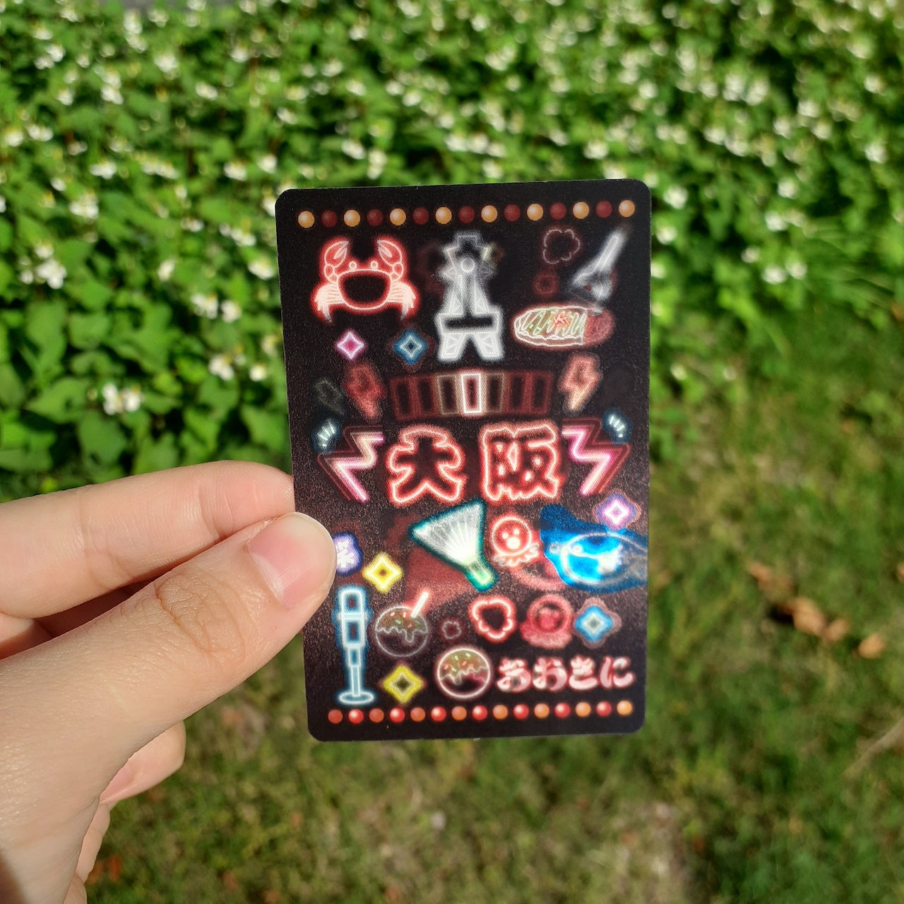 行くならココやで！『ネオン大阪』ステッカー