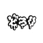 どろり　効果音ブローチ
