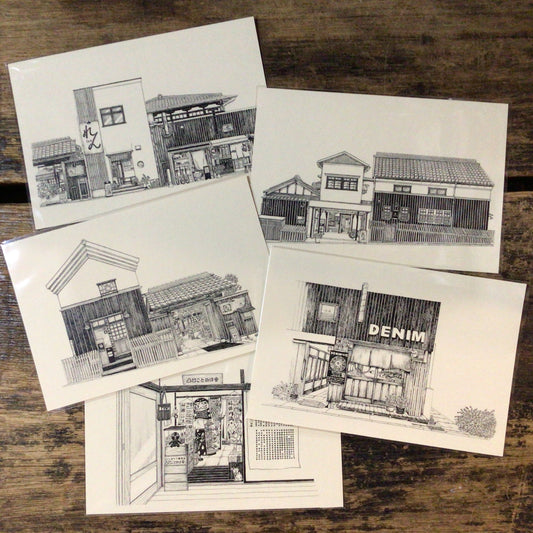 「からほりのイラスト展」ポストカード