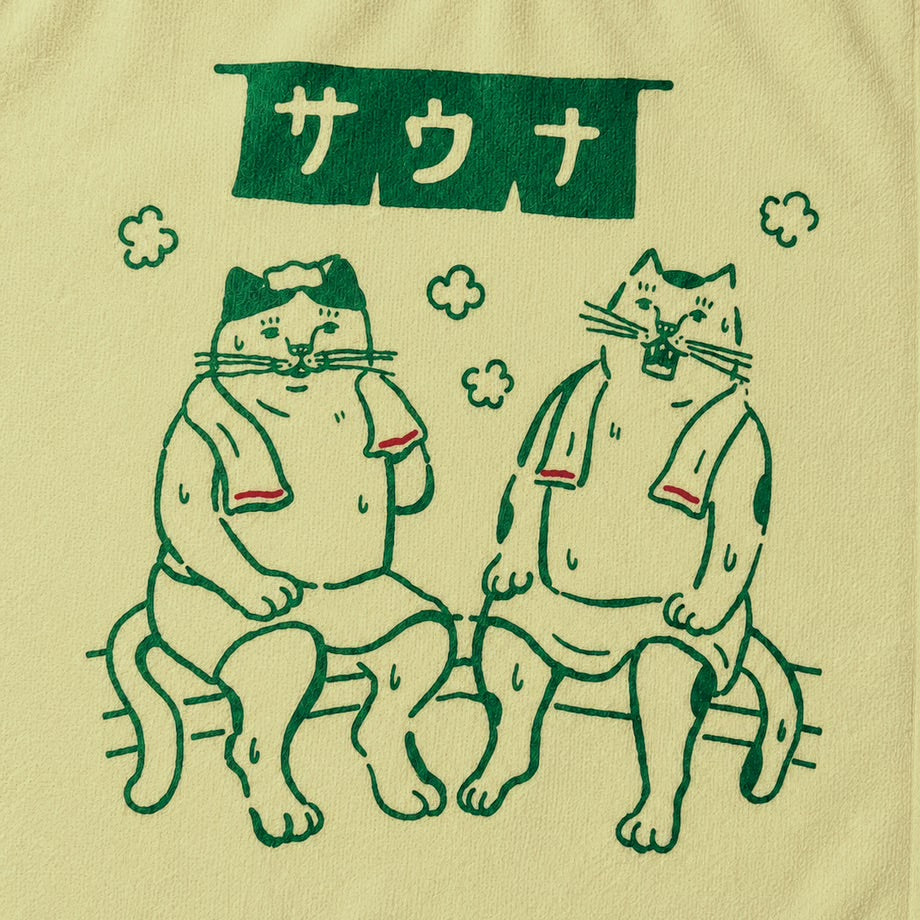 またたびの湯 フェイスタオル