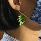 光　ピアス、イヤリング　ネオンもじ（片耳用）