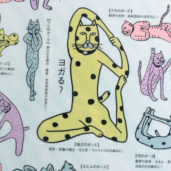 ネコヨガ　クリアファイル