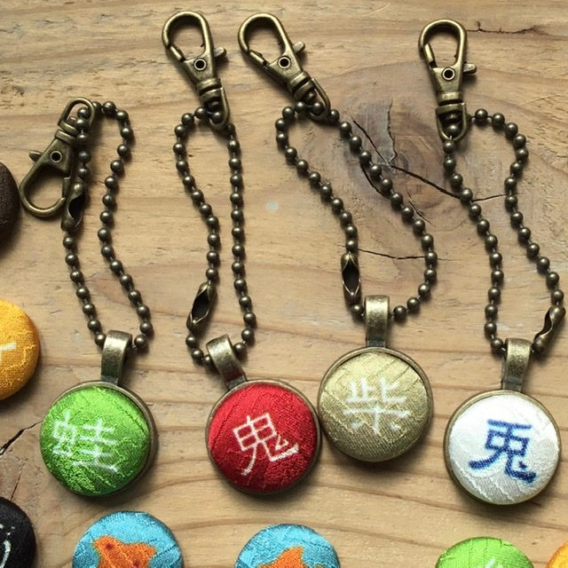 ことのはチャーム　文字と色を選べる定番チャーム（片面タイプ）