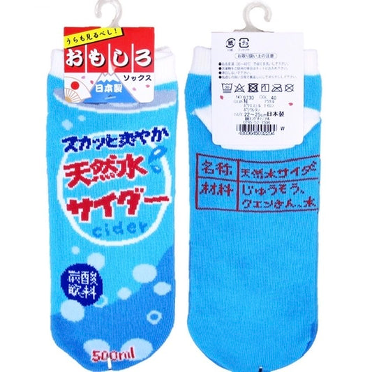 面白ソックス　サイダー
