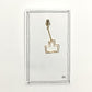 「凸」　ピアス、イヤリング（片耳用）