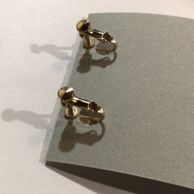 天上天下唯我独尊　ピアス、イヤリング（青×金）