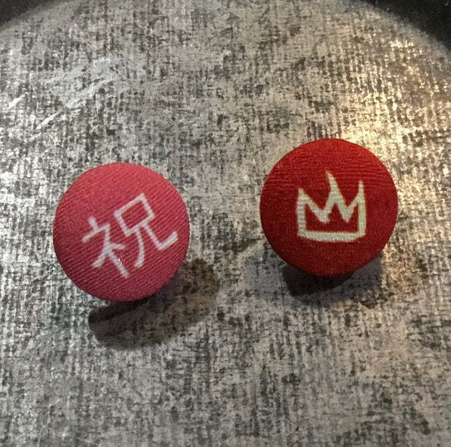 ことのはピアス　〜文字と色を選べるピアス〜