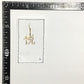 「悦」　ピアス、イヤリング（片耳用）