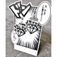 どんなアクセサリーも至高の一品に！漫画風ピアス/イヤリングスタンド